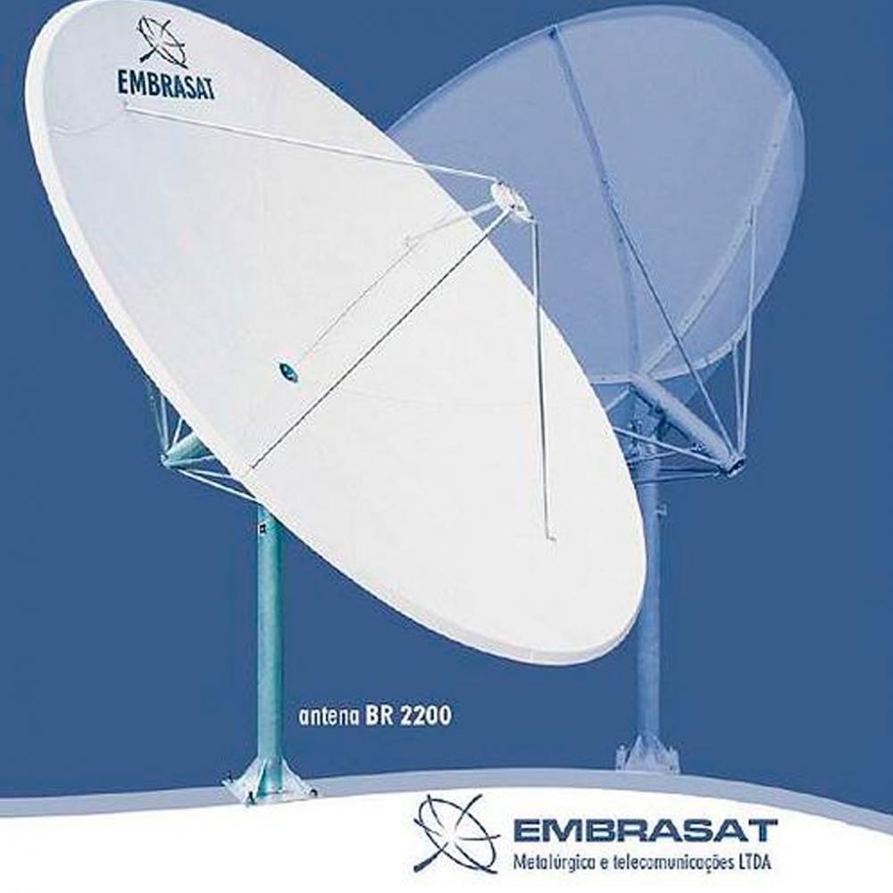 Antena Parabolica de Fibra 2.20mts