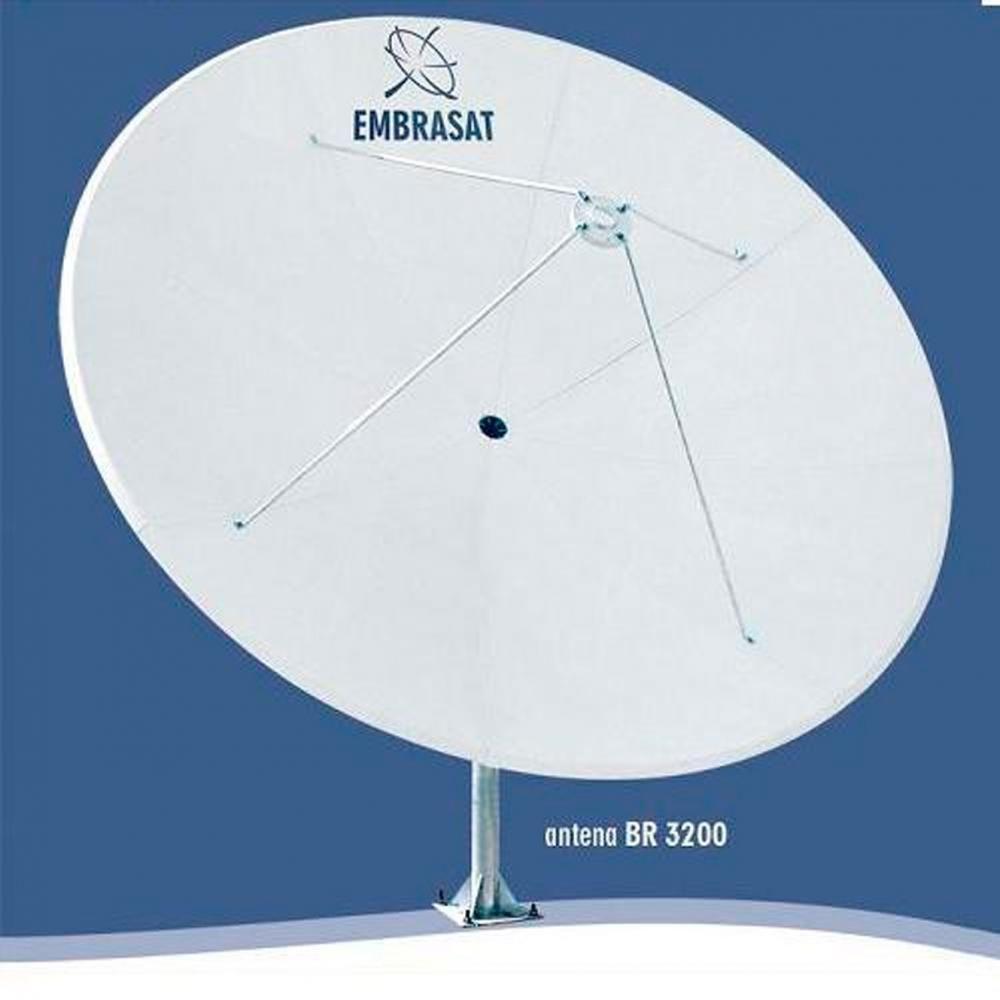 Antena Parabolica de Fibra 3.20mts