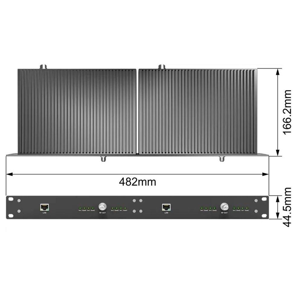 Modulador Encoder Hdmi Isdb-t Zinwell 3 Canais  ZMB-9203